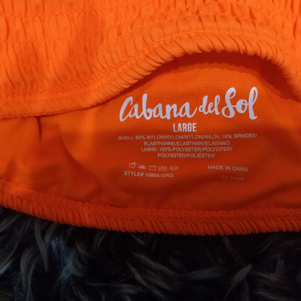 Neon Orange Cabana del Sol Bikini Set - Picture 6 of 8